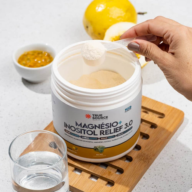 True Magnésio + Inositol Relief 3.0 Maracujá 350 g