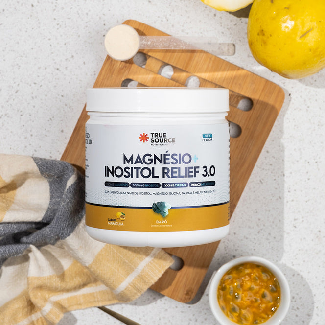 True Magnésio + Inositol Relief 3.0 Maracujá 350 g