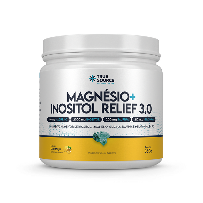 True Magnésio + Inositol Relief 3.0 Maracujá 350 g