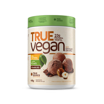 Proteína Vegana True Vegan Chocolate com Avelã 418 g