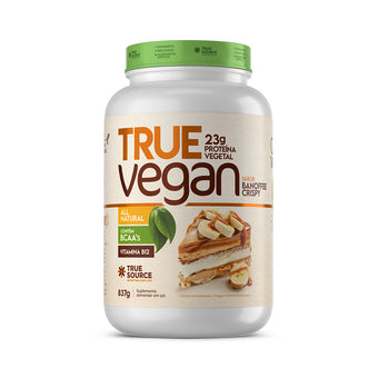 Proteína Vegana True Vegan Banoffee Crispy 837 g