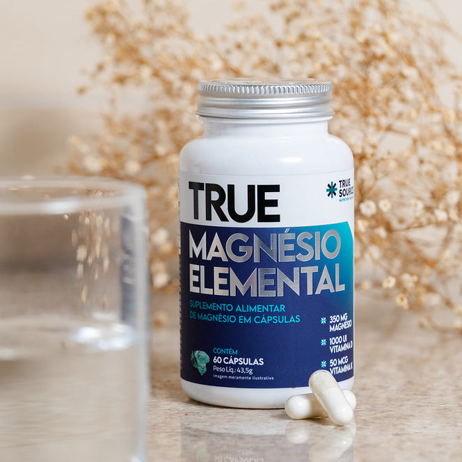 True Magnésio Elemental 60 Cápsulas