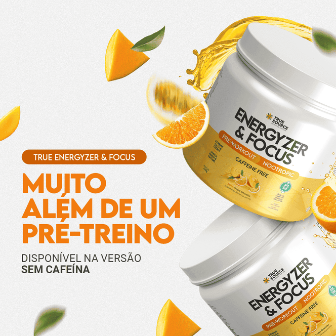 True Energyzer & Focus Frutas Amarelas 450 g