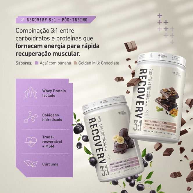 Pós-treino Recovery Sport Line Açaí com Banana 900 g