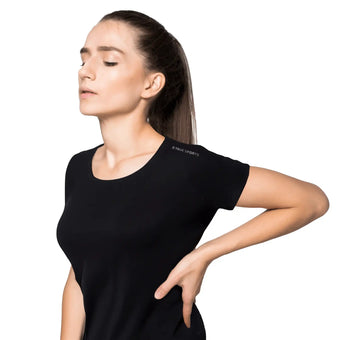 Camiseta Dry Fit Preta Feminina True Sports Tamanho M