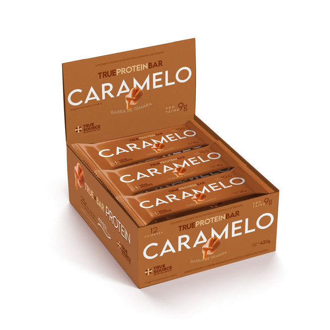 True Protein Bar Caramelo Caixa c/ 12 Unidades