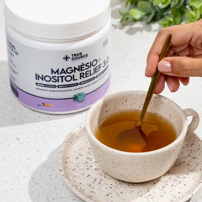 True Magnésio + Inositol Relief 3.0 Camomila, Laranja e Lavanda 350 g