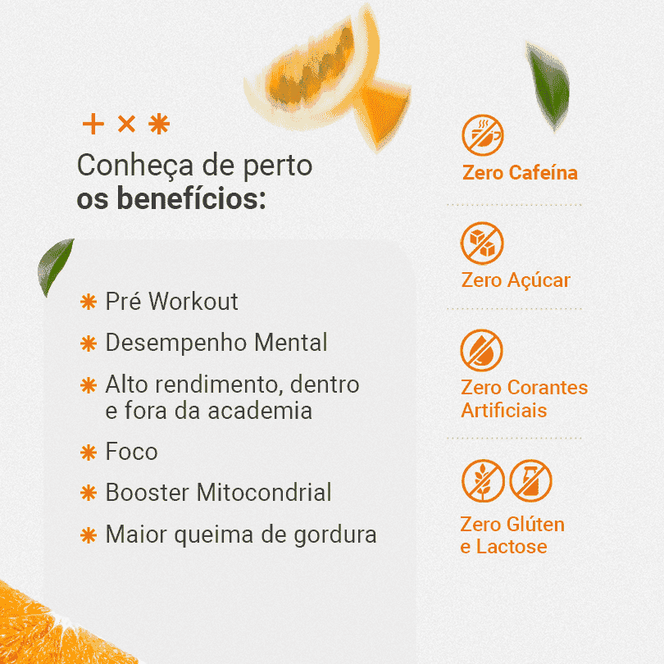 True Energyzer & Focus Frutas Amarelas 450 g