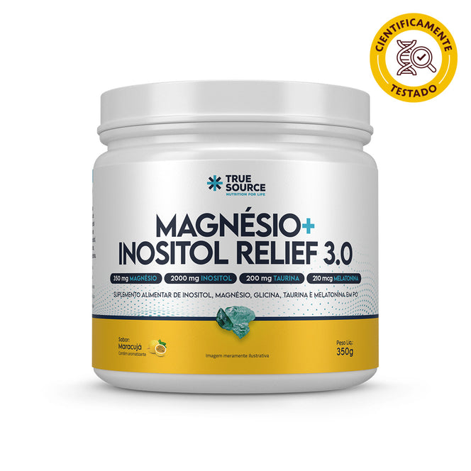 True Magnésio + Inositol Relief 3.0 Maracujá 350 g