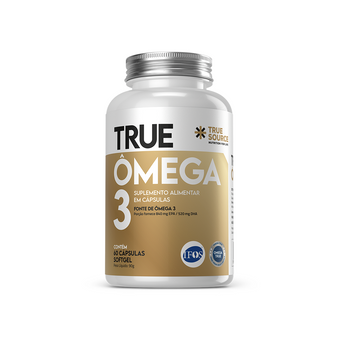 Ômega 3 True com Vitamina E 60 Cápsulas