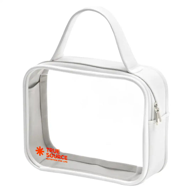 Necessaire Branca Transparente