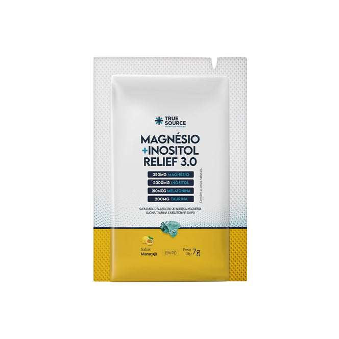 True Magnésio + Inositol Relief 3.0 Maracujá Sachê 7 g
