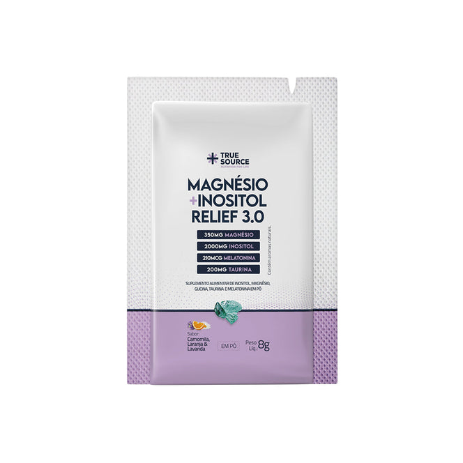 True Magnésio + Inositol Relief 3.0 Camomila e Lavanda Sachê 8 g