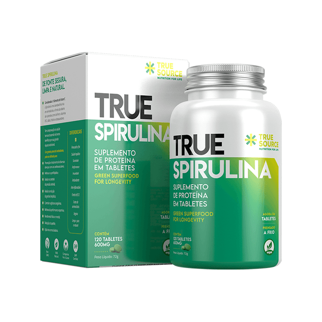 True Spirulina 120 Tabletes