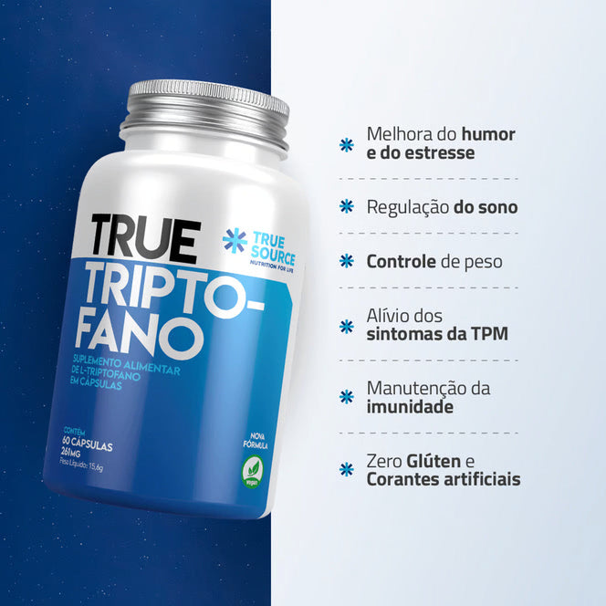 True Triptofano 60 Cápsulas